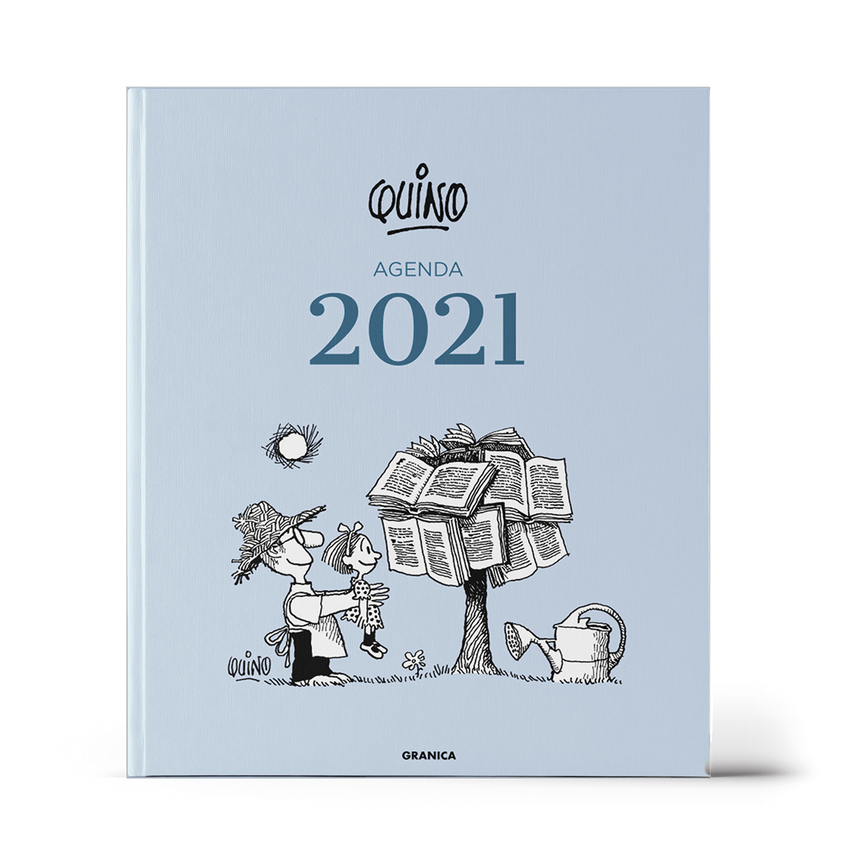 Quino 2021 Encuadernada - Azul Claro